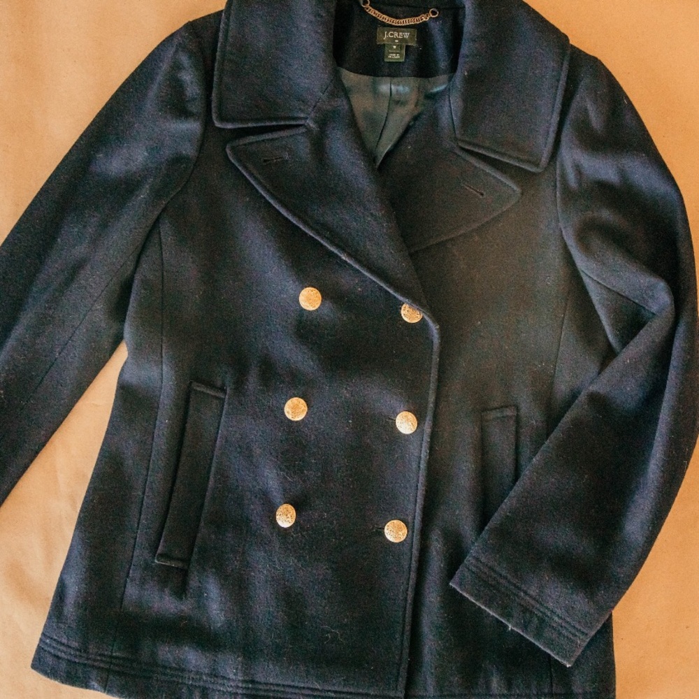 LIKE NEW J.Crew 100% wool coat